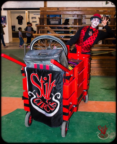 Alex with Circus Cart